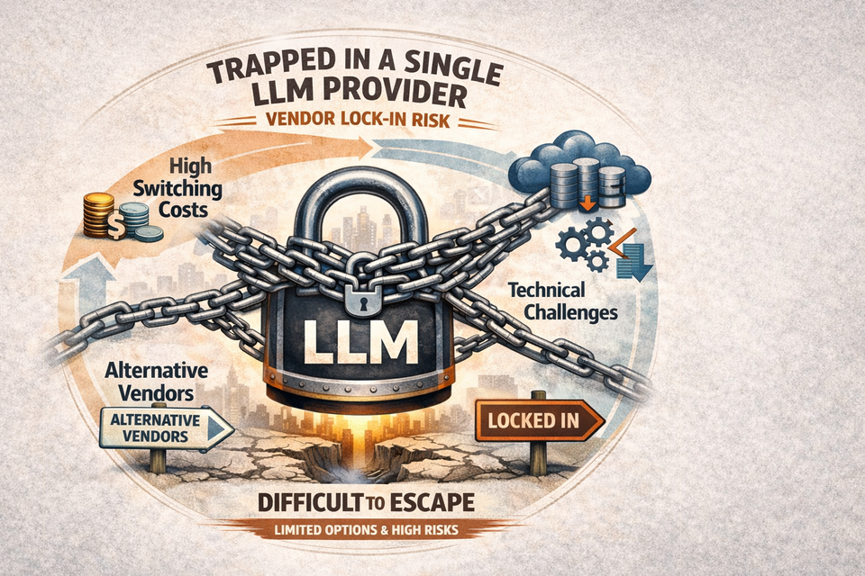 Risk of Vendor Lock-in with LLMs